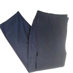 Chicos Zenergy Pull-On UPF Explorer Pant Size XXL Classic Navy 28.5" Inseam